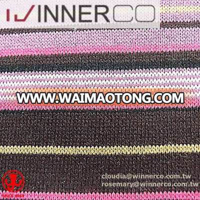 stripe wool yarn acrylic fabric