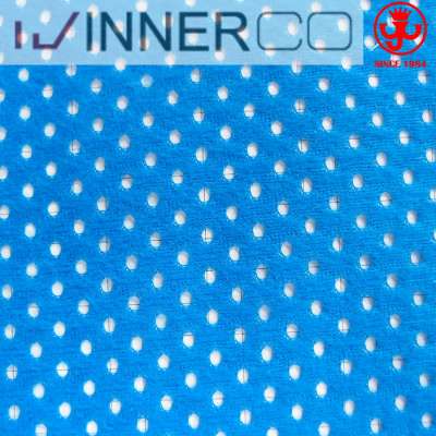 Textile fabric design polyester brushed sport mesh fabric